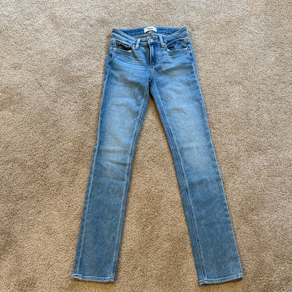 Paige Skyline Straight Blue Women's Jeans